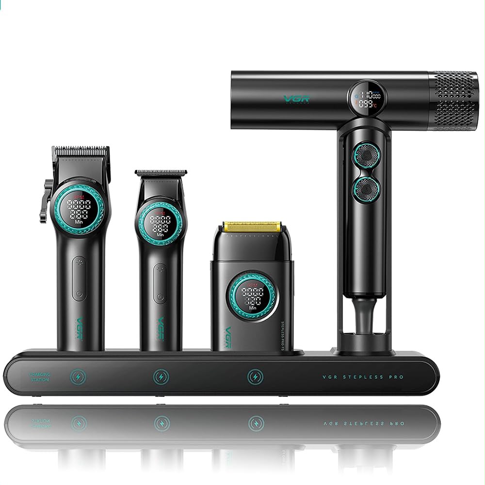 VGR Stepless Pro 4 en 1 Negro